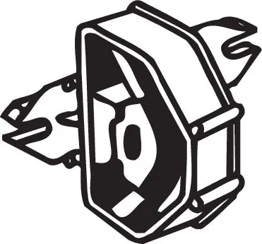 Rubber Strip, exhaust system 255-141