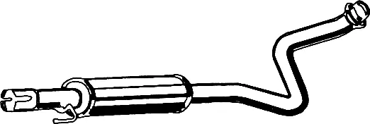 Centre Muffler 20.038