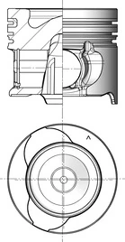 KOLBENSCHMIDT 41813620 Piston
