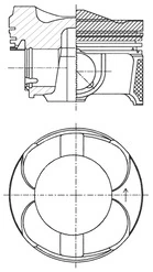 KOLBENSCHMIDT 41949600 Piston