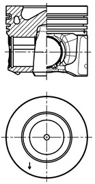 KOLBENSCHMIDT 42030600 Piston