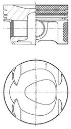 KOLBENSCHMIDT 41727600 Piston