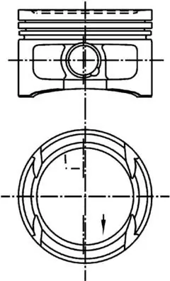 KOLBENSCHMIDT 99909601 Piston