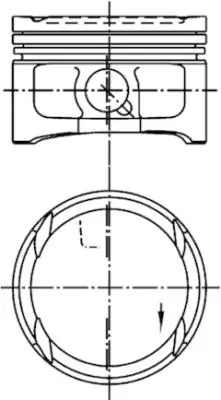 KOLBENSCHMIDT 99563601 Piston