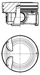 KOLBENSCHMIDT 41876600 Piston