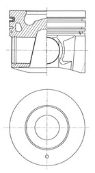 KOLBENSCHMIDT 41274620 Piston