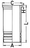 Cylinder Liner 89862110