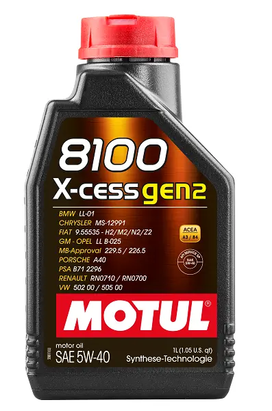 Engine Oil 8100 X-CESS GEN2 5W-40 112350