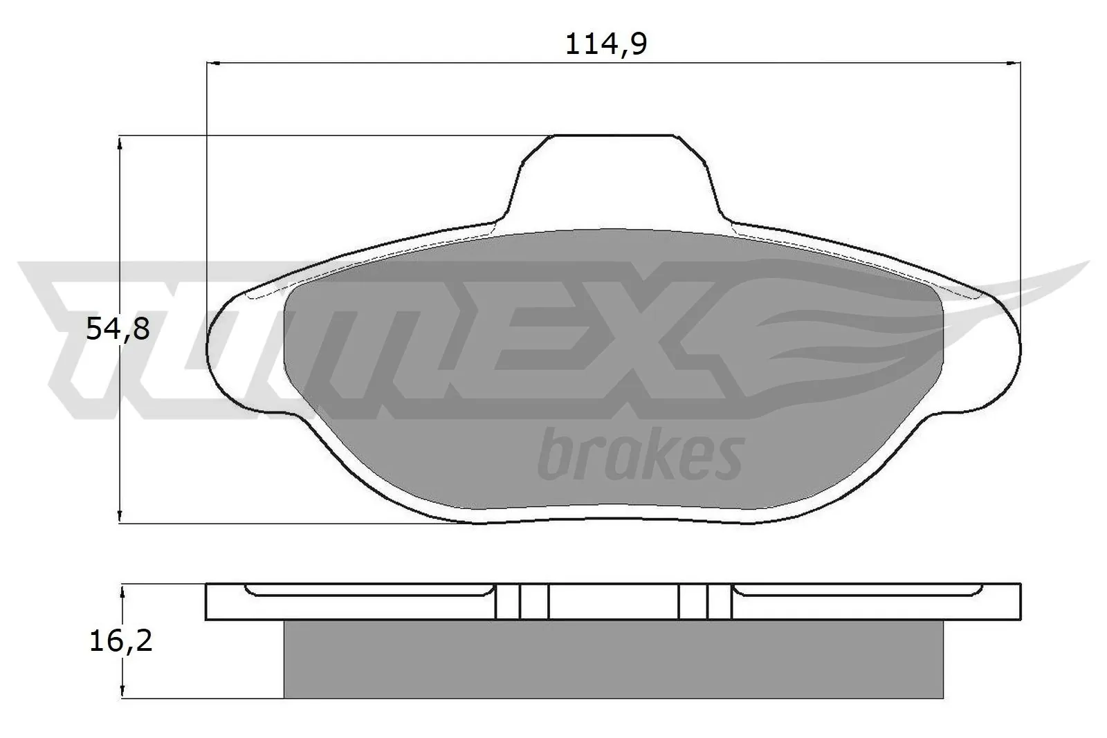 Brake Pad Set, disc brake TX 10-33