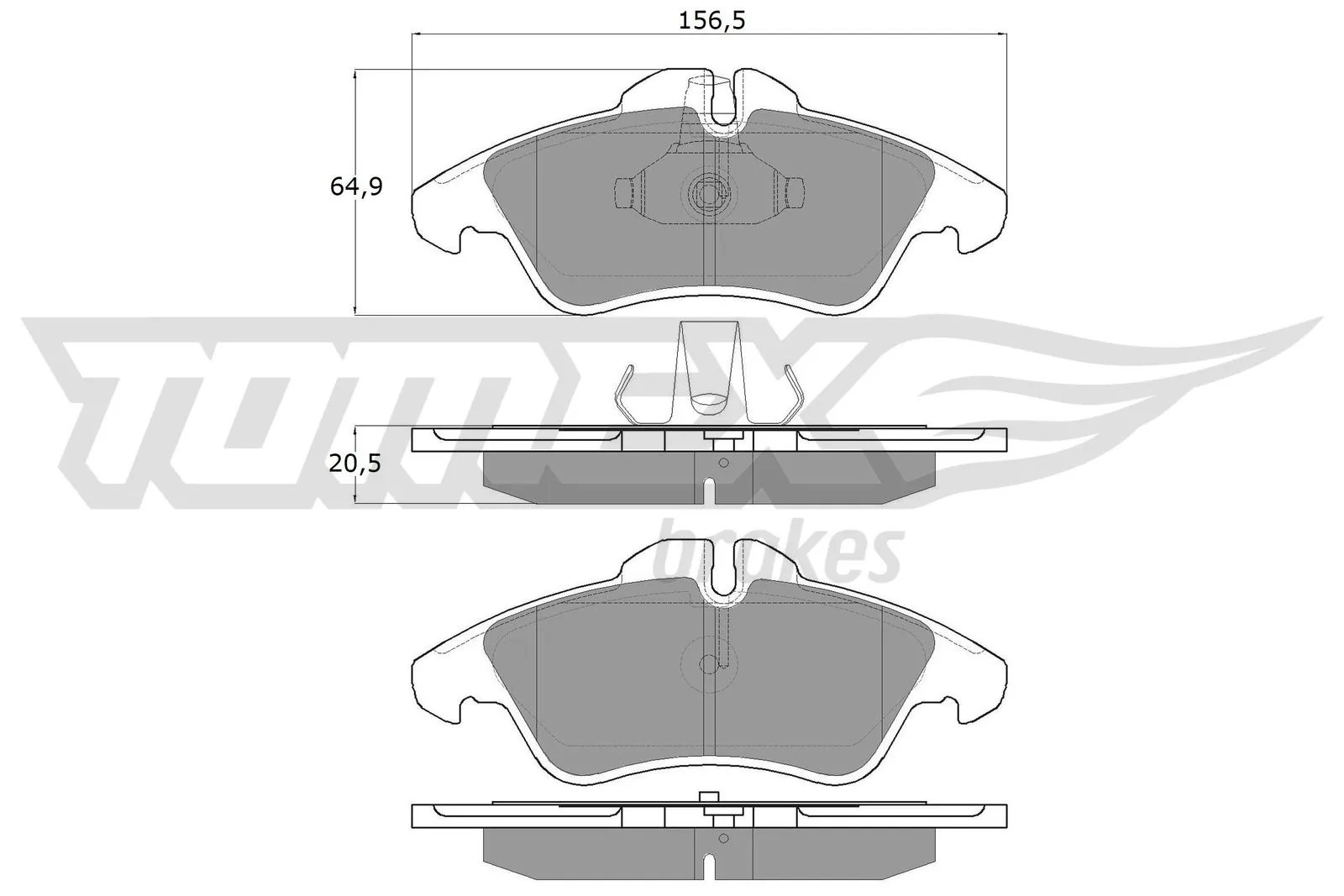 Brake Pad Set, disc brake TX 10-93