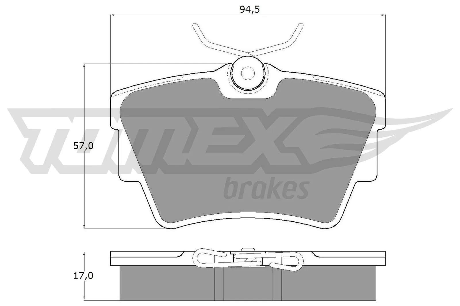 Brake Pad Set, disc brake TX 13-09
