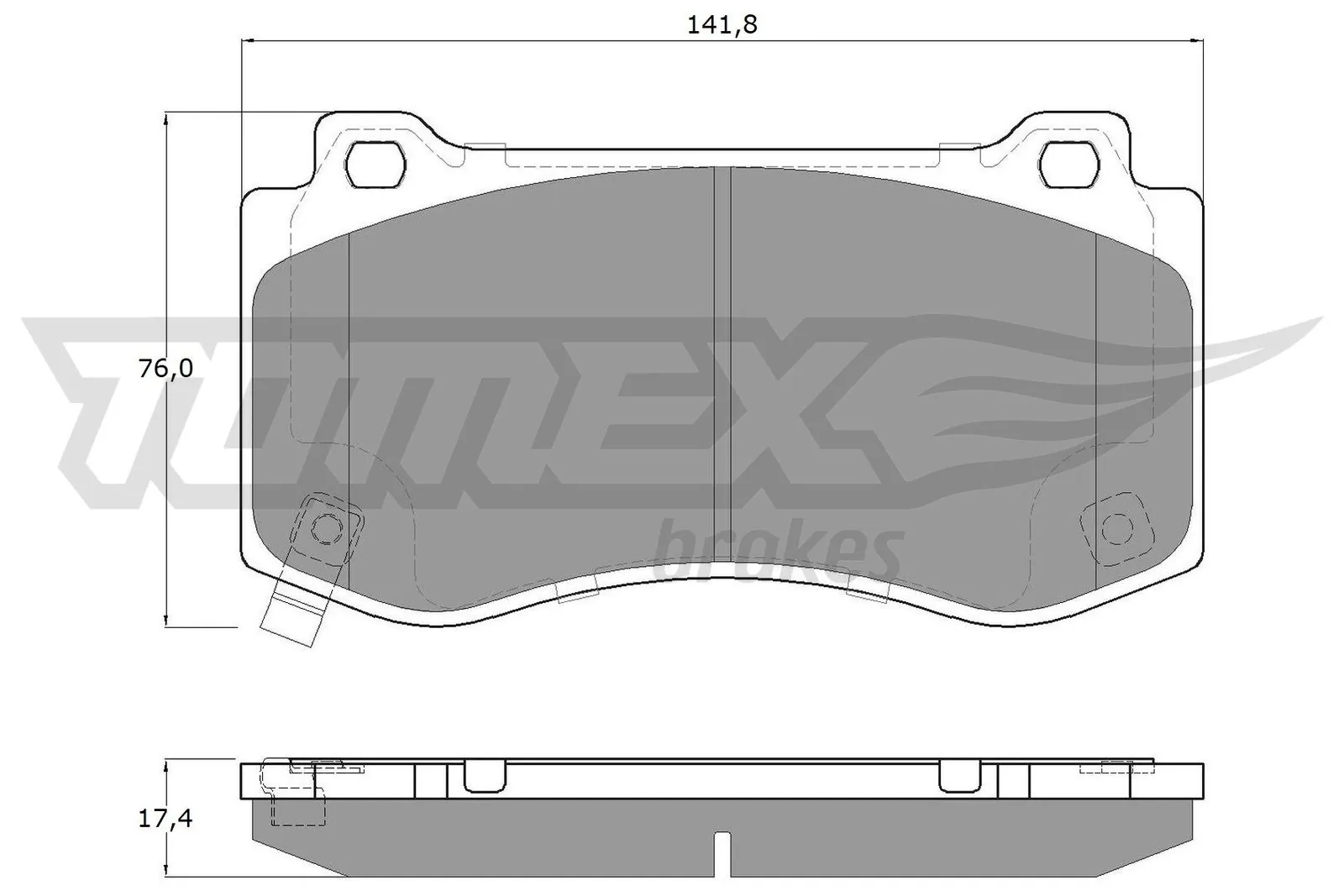 Brake Pad Set, disc brake TX 19-95