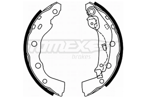 Brake Shoe Set TX 22-00