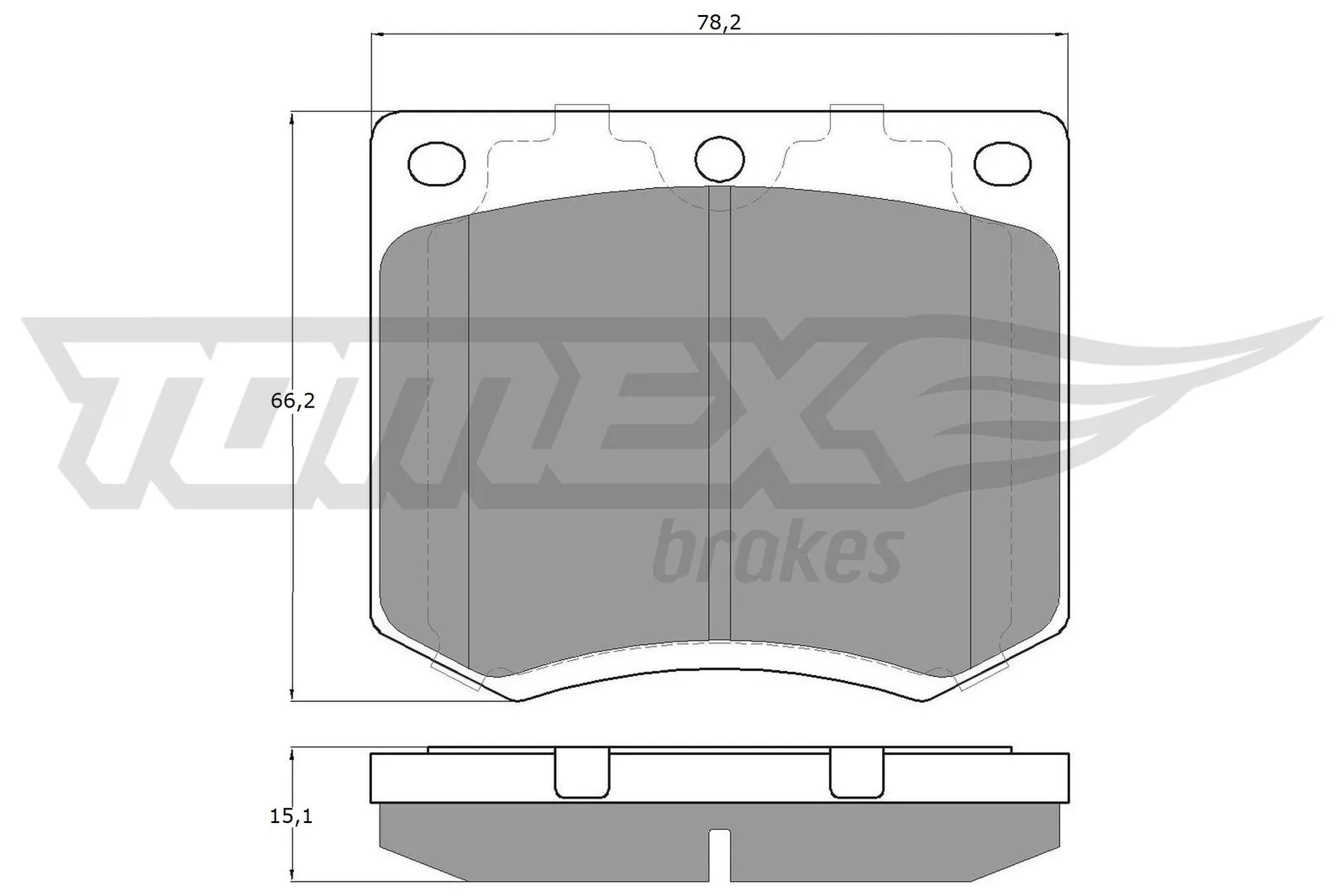 Brake Pad Set, disc brake TX 11-99