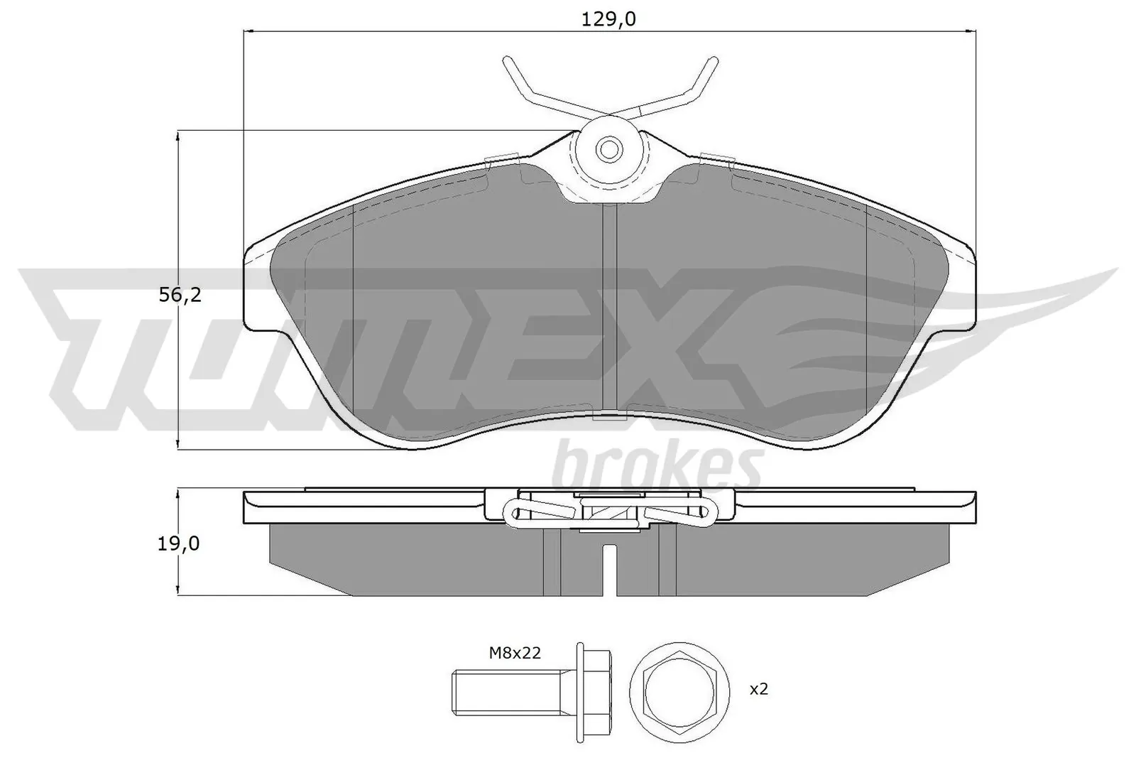 Brake Pad Set, disc brake TX 13-29