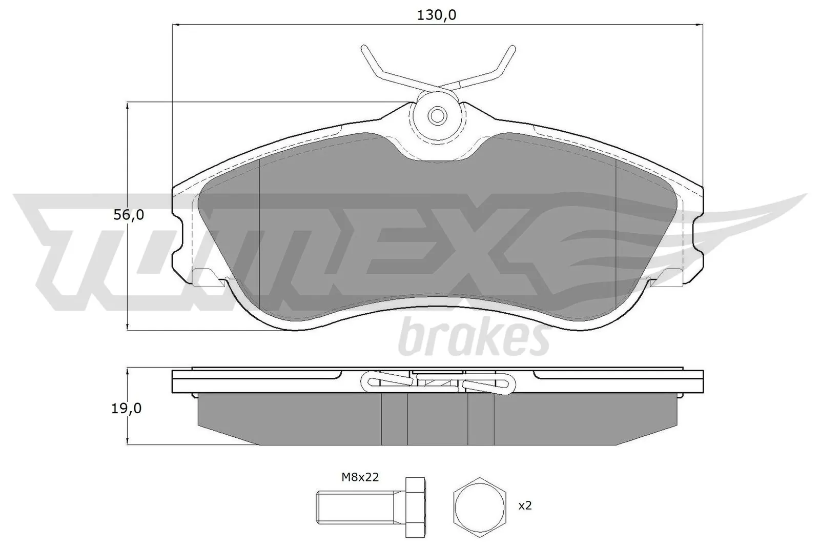 Brake Pad Set, disc brake TX 11-121