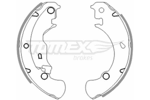 Brake Shoe Set TX 20-42