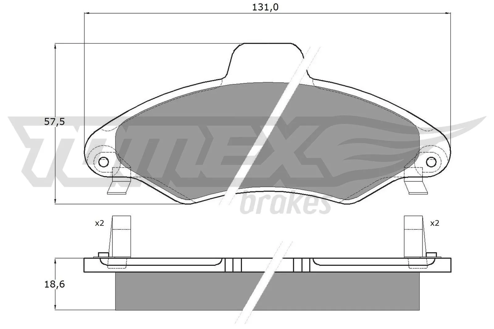 Brake Pad Set, disc brake TX 10-821