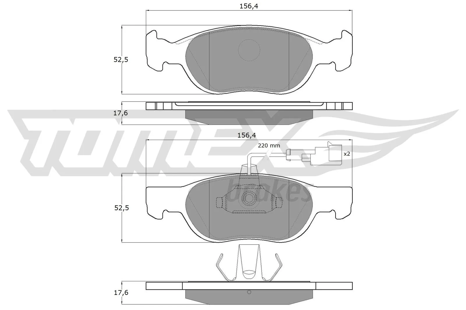 Brake Pad Set, disc brake TX 11-87