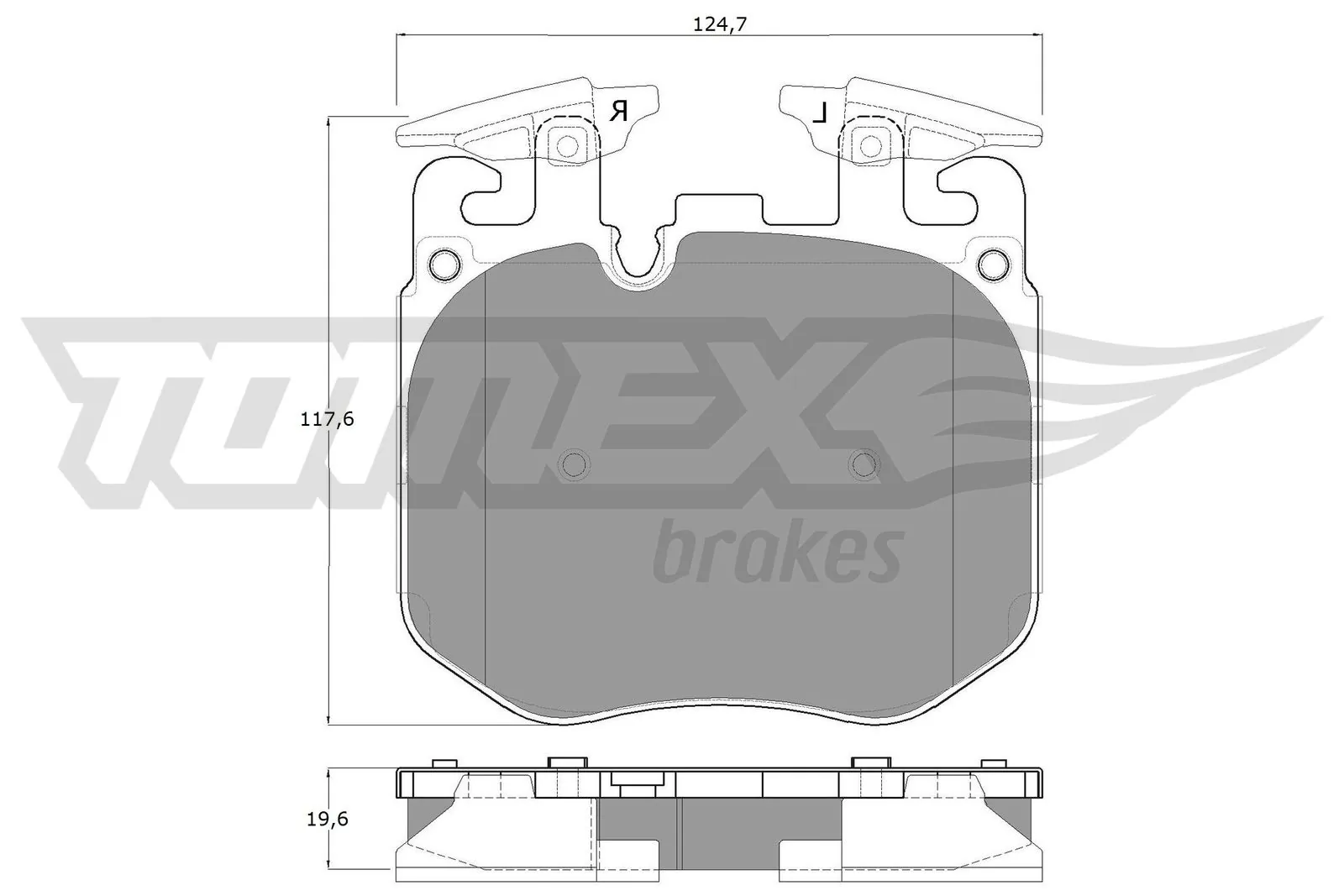 Brake Pad Set, disc brake TX 18-50