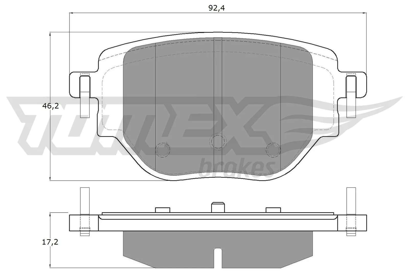 Brake Pad Set, disc brake TX 19-91