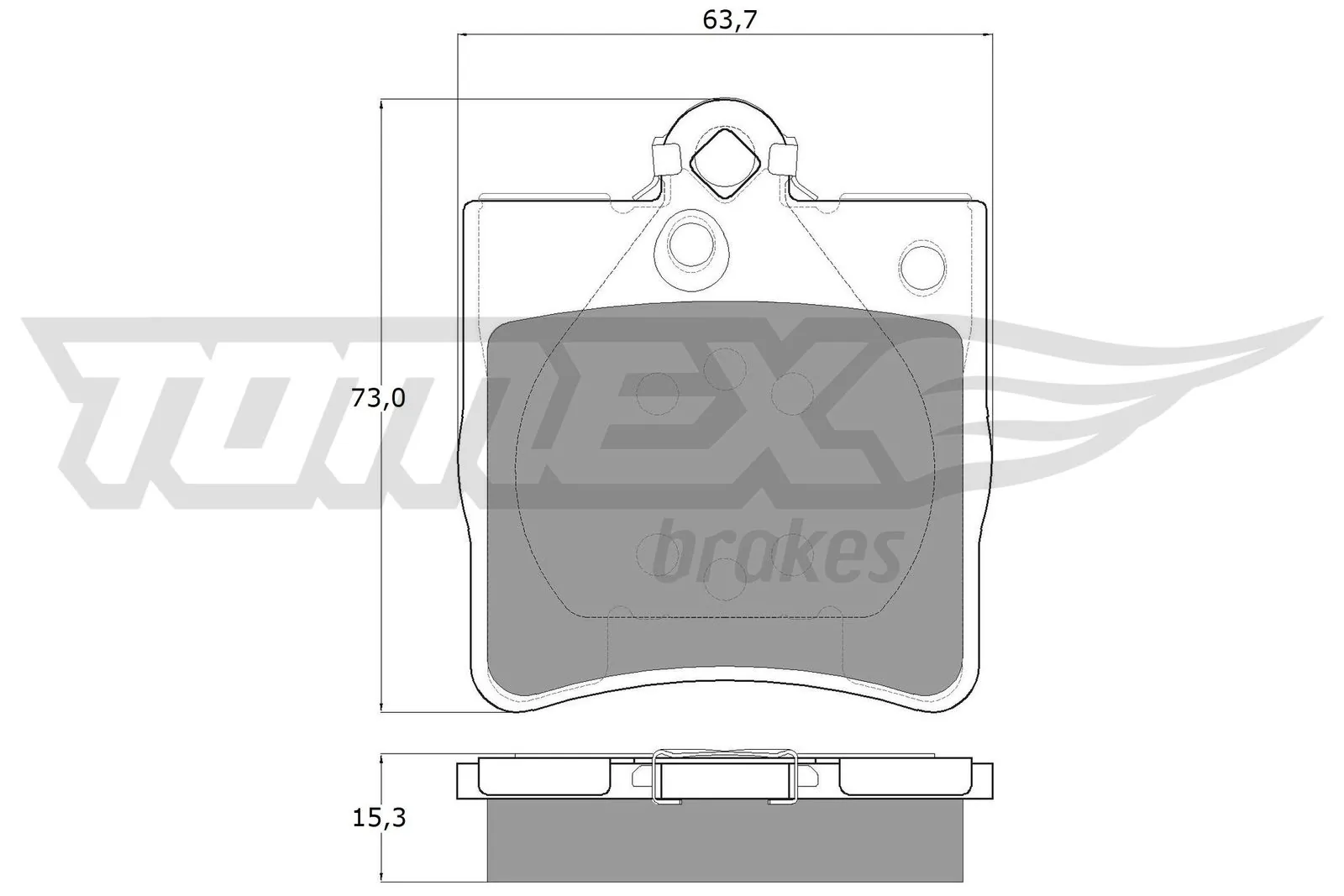 Brake Pad Set, disc brake TX 12-29