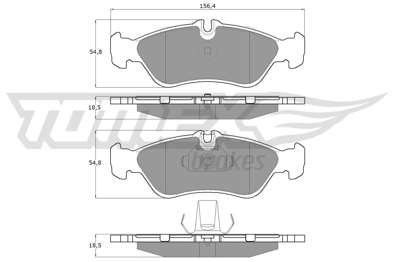 Brake Pad Set, disc brake TX 11-49