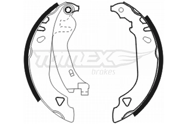 Brake Shoe Set TX 20-64