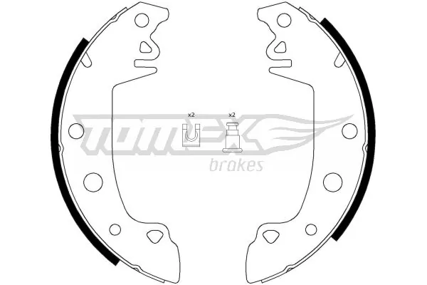 Brake Shoe Set TX 21-28