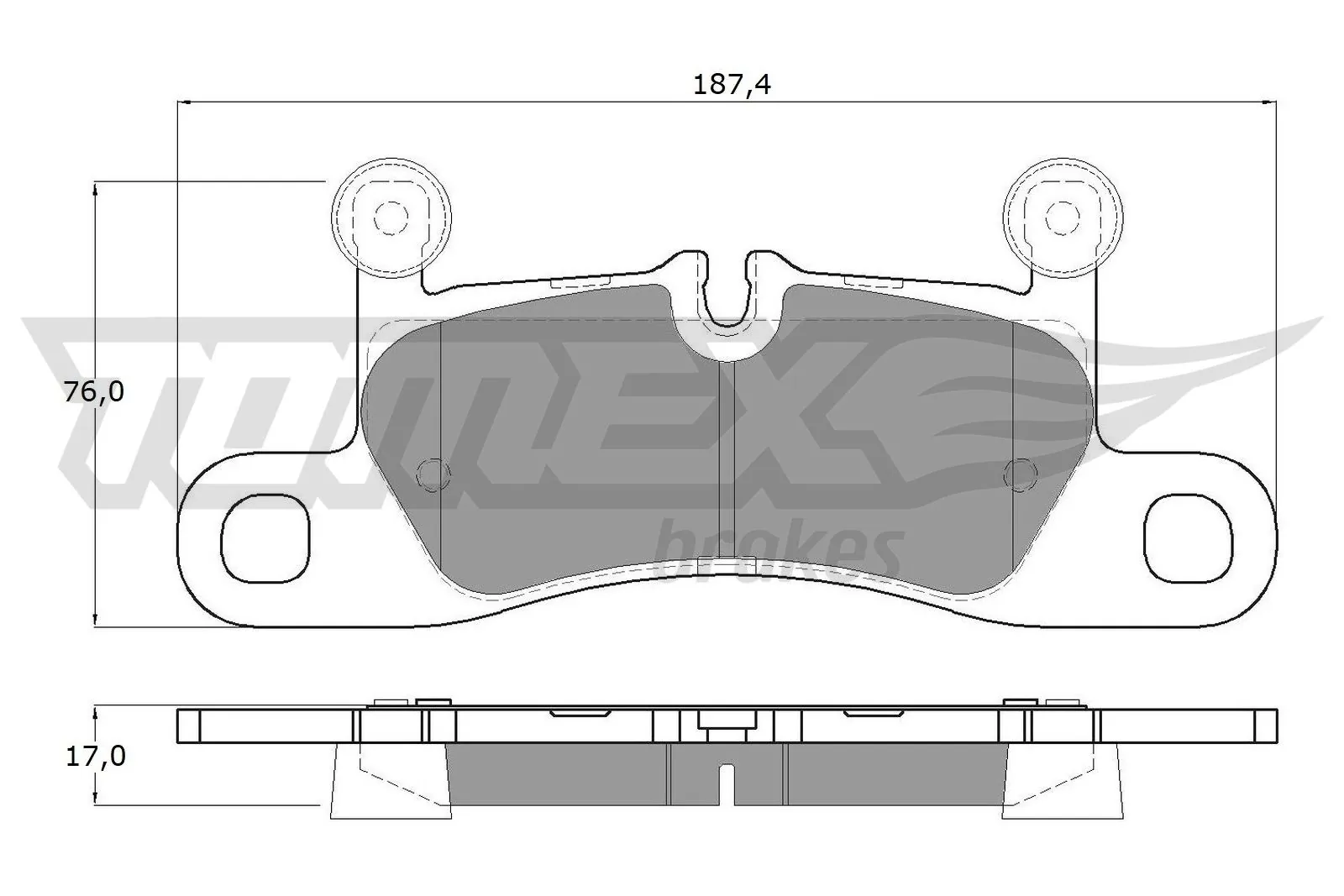 Brake Pad Set, disc brake TX 19-26