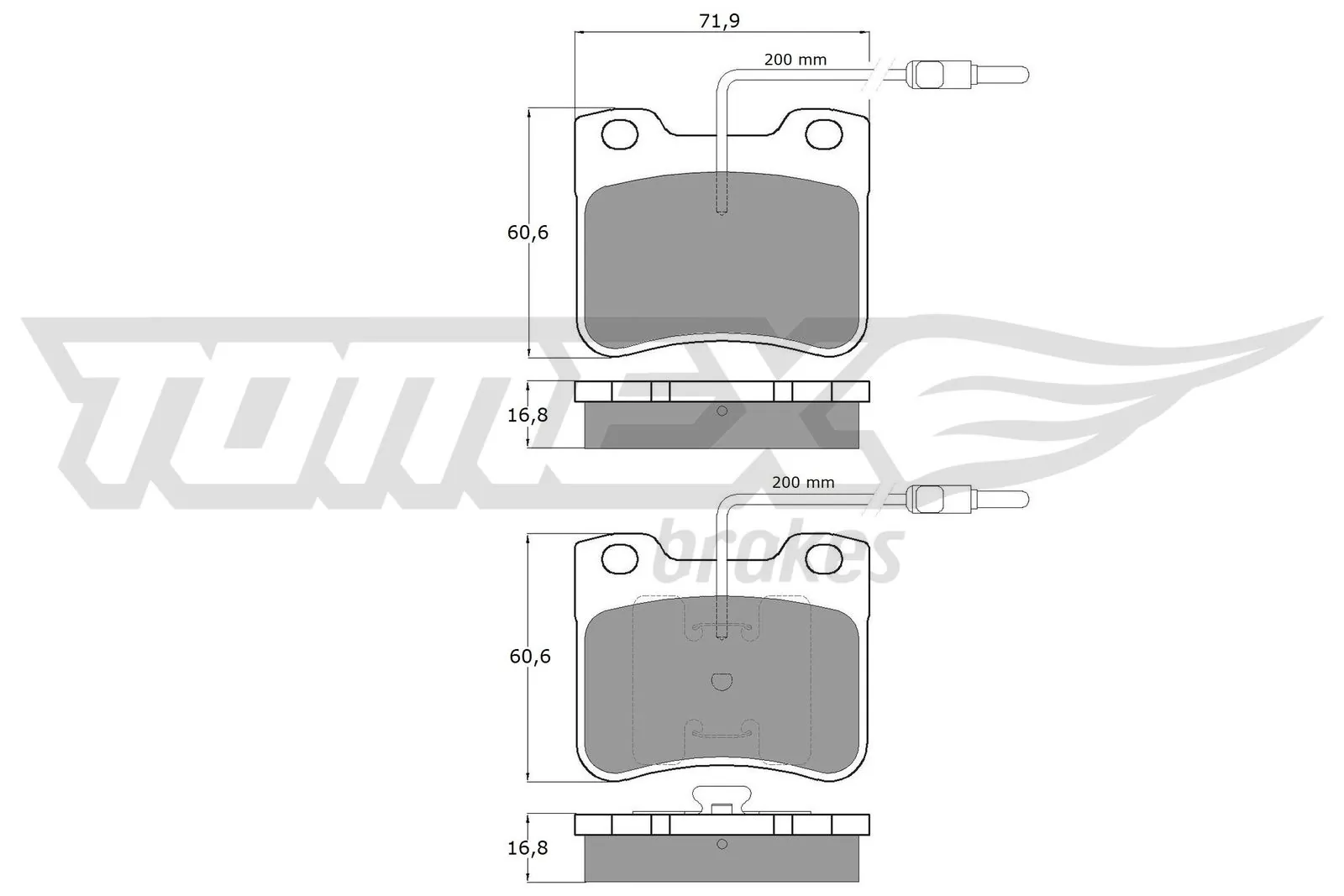 Brake Pad Set, disc brake TX 11-97
