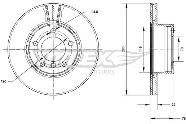 Brake Disc TX 71-05