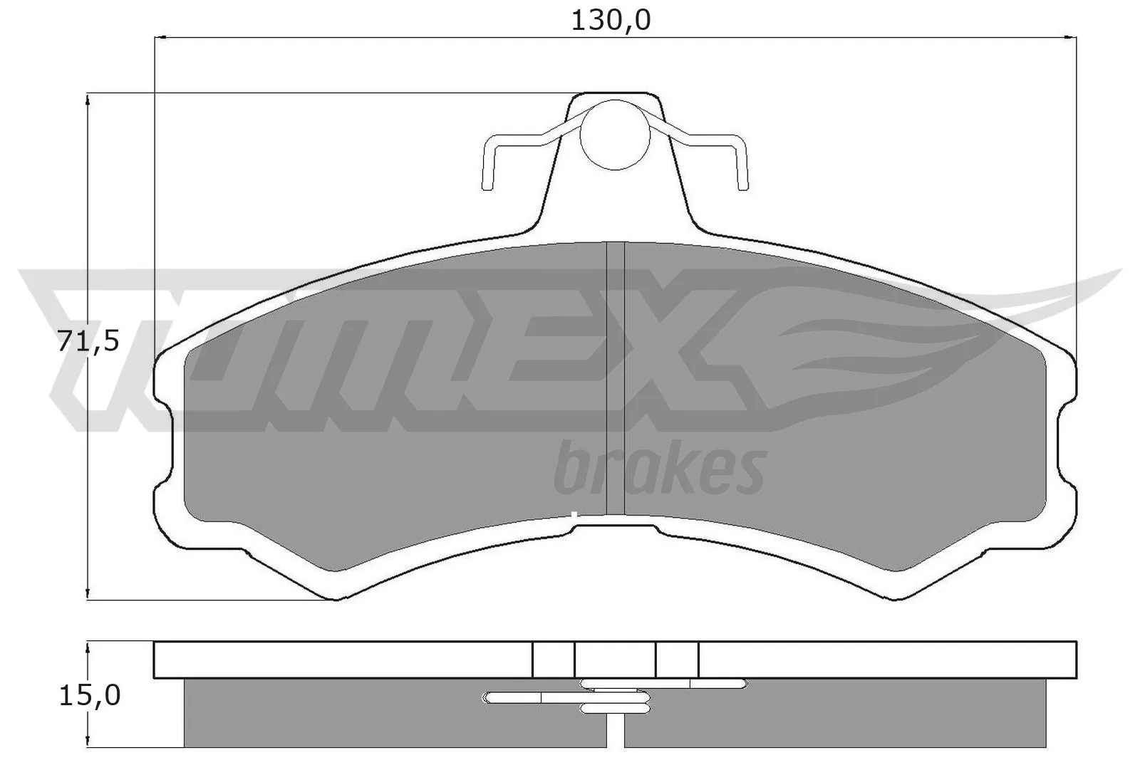 Brake Pad Set, disc brake TX 10-45