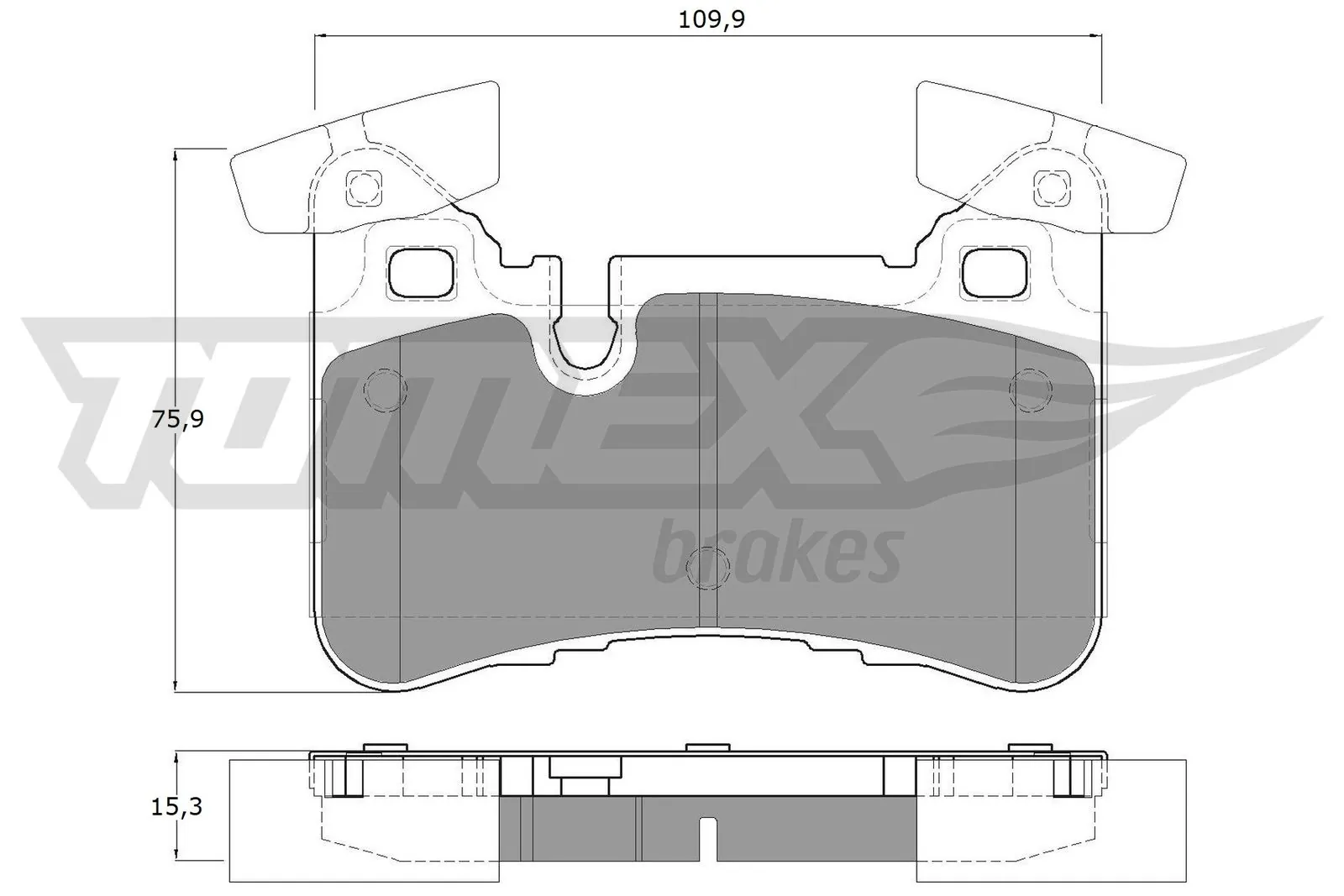 Brake Pad Set, disc brake TX 12-67