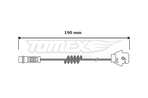 Warning Contact, brake pad wear TX 30-05