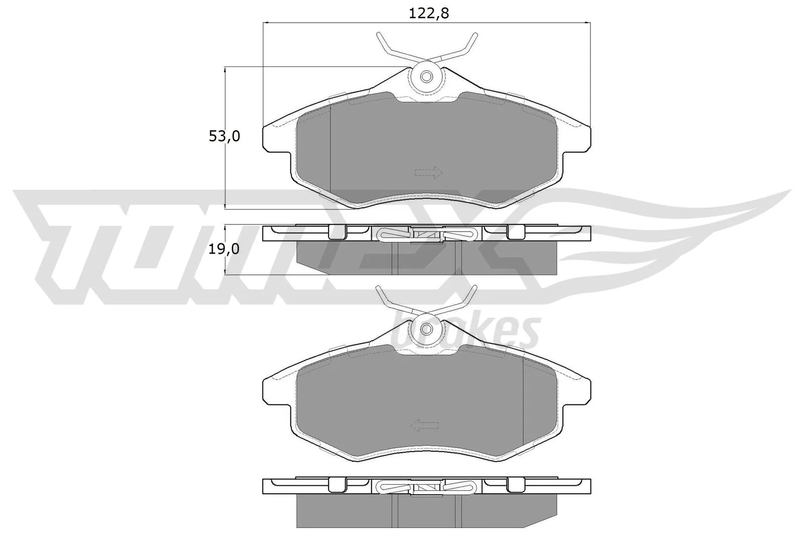 Brake Pad Set, disc brake TX 13-28