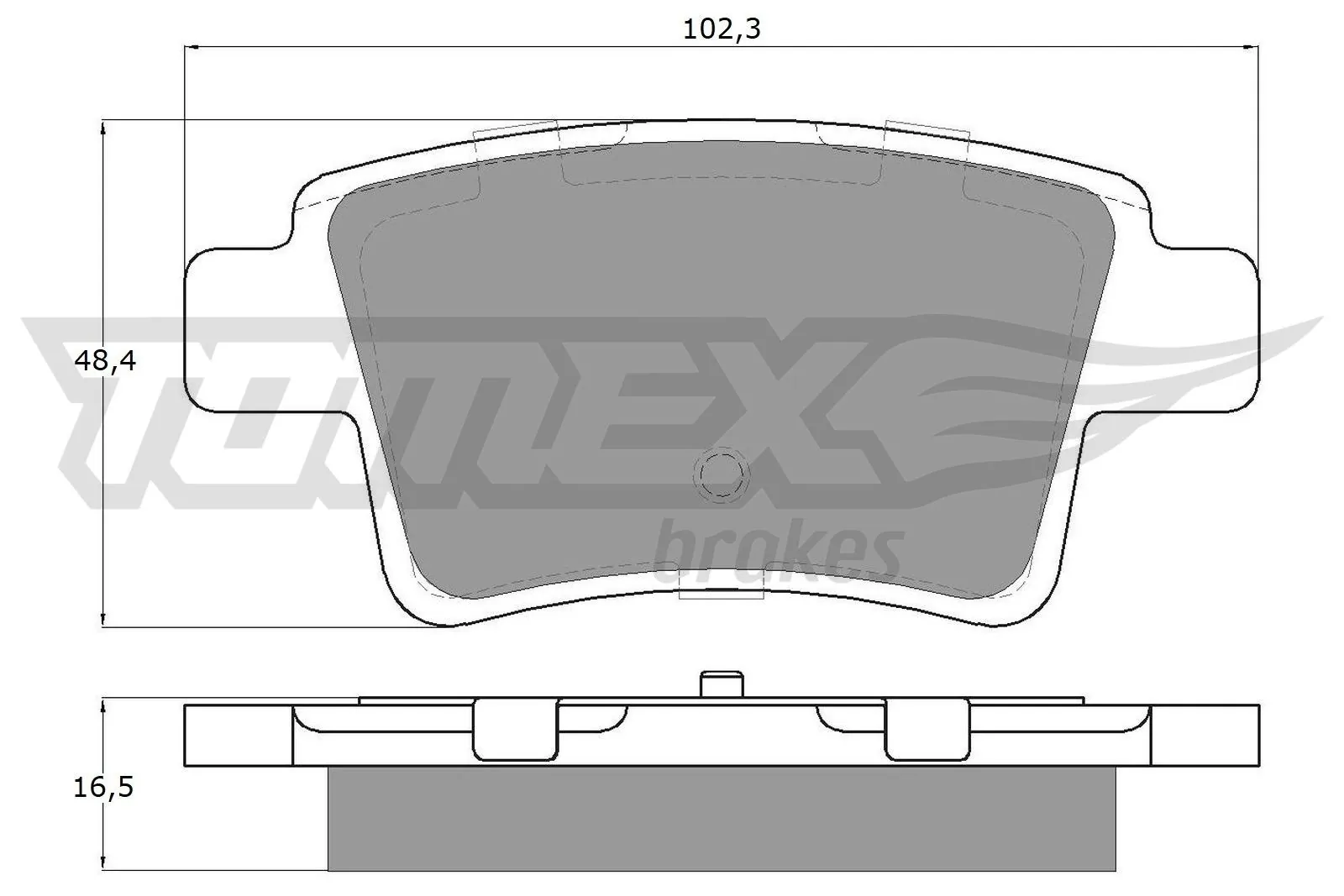 Brake Pad Set, disc brake TX 14-82