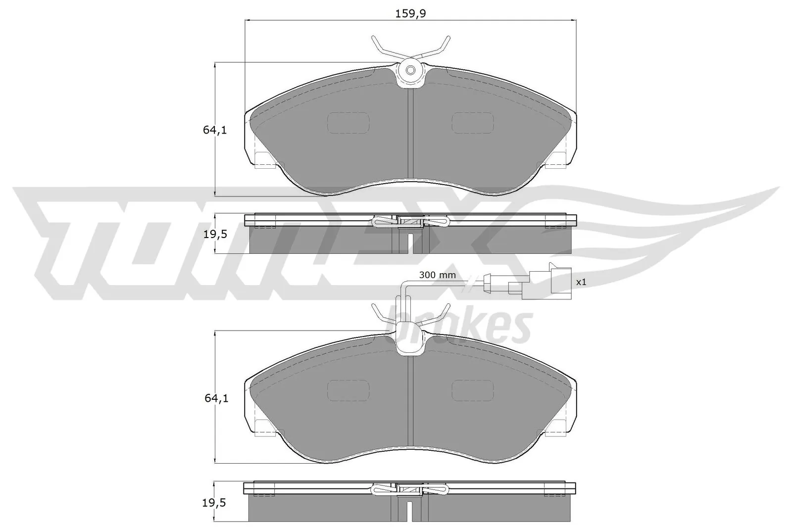 Brake Pad Set, disc brake TX 11-731