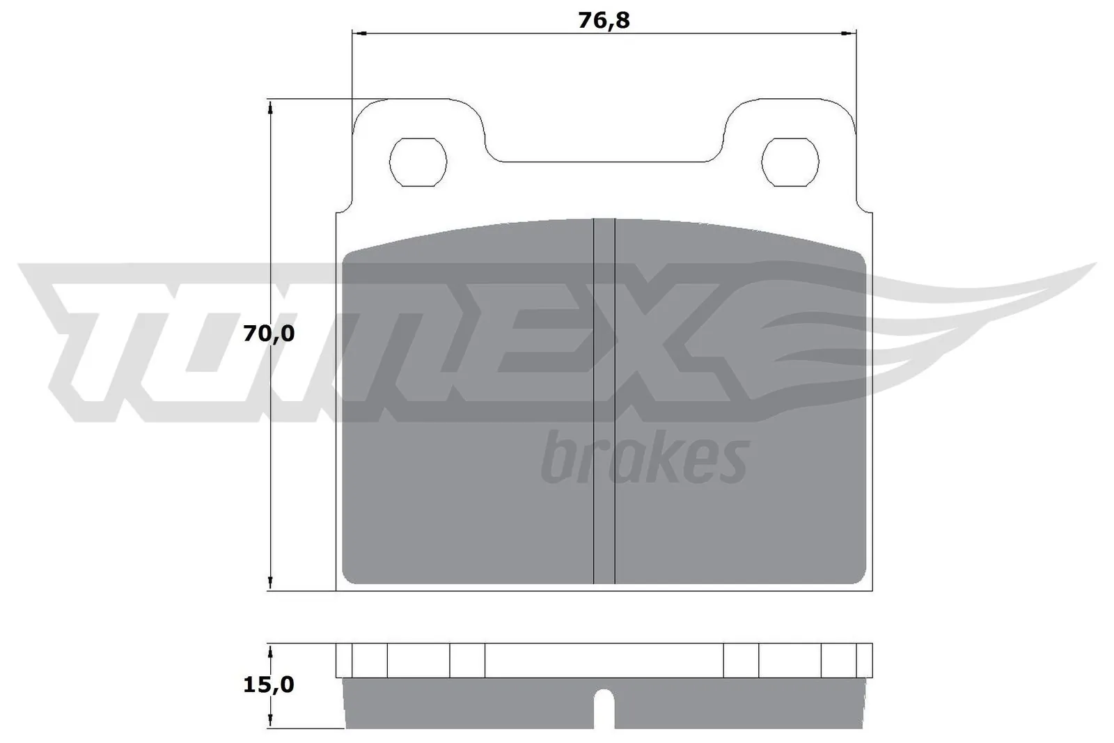 Brake Pad Set, disc brake TX 10-18