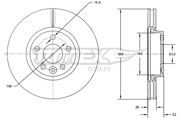 Brake Disc TX 71-56