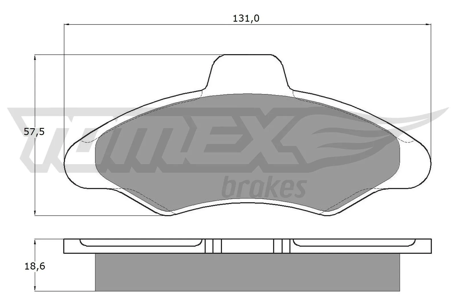 Brake Pad Set, disc brake TX 10-82