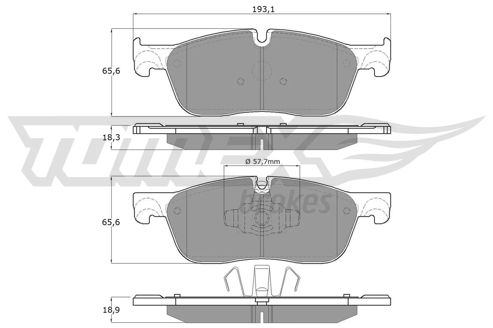 Brake Pad Set, disc brake TX 18-151