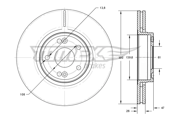 Brake Disc TX 72-12
