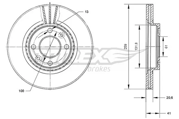 Brake Disc TX 70-10