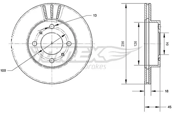 Brake Disc TX 70-98