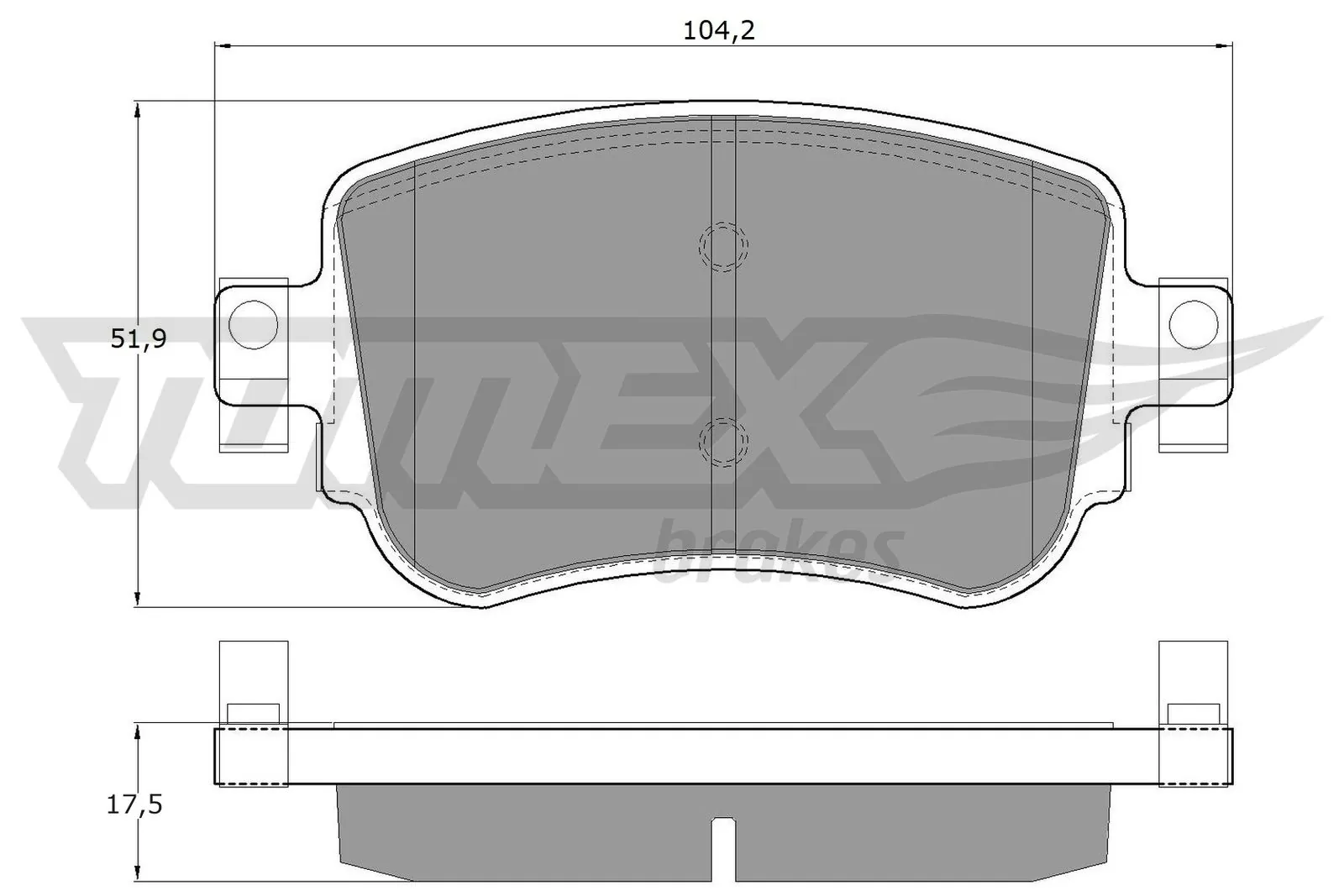 Brake Pad Set, disc brake TX 17-32