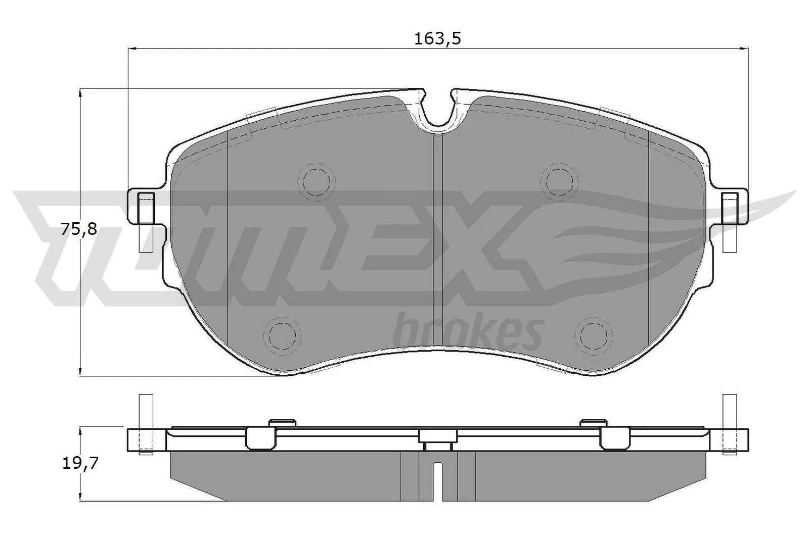 Brake Pad Set, disc brake TX 19-13