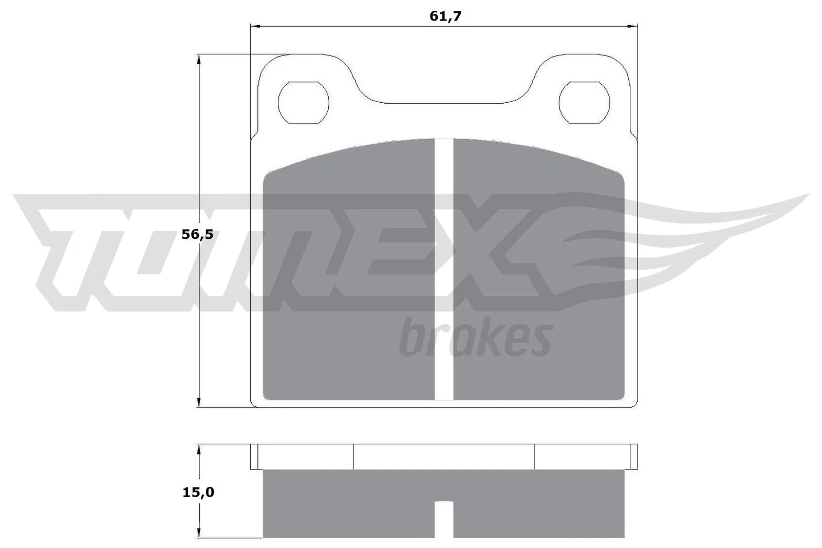 Brake Pad Set, disc brake TX 10-19