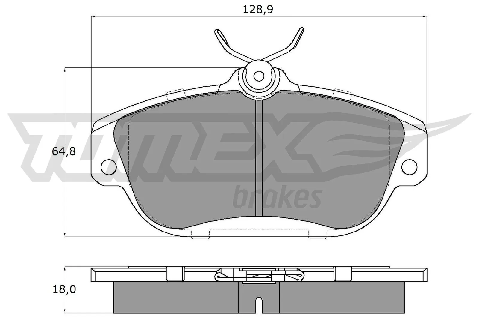 Brake Pad Set, disc brake TX 14-01