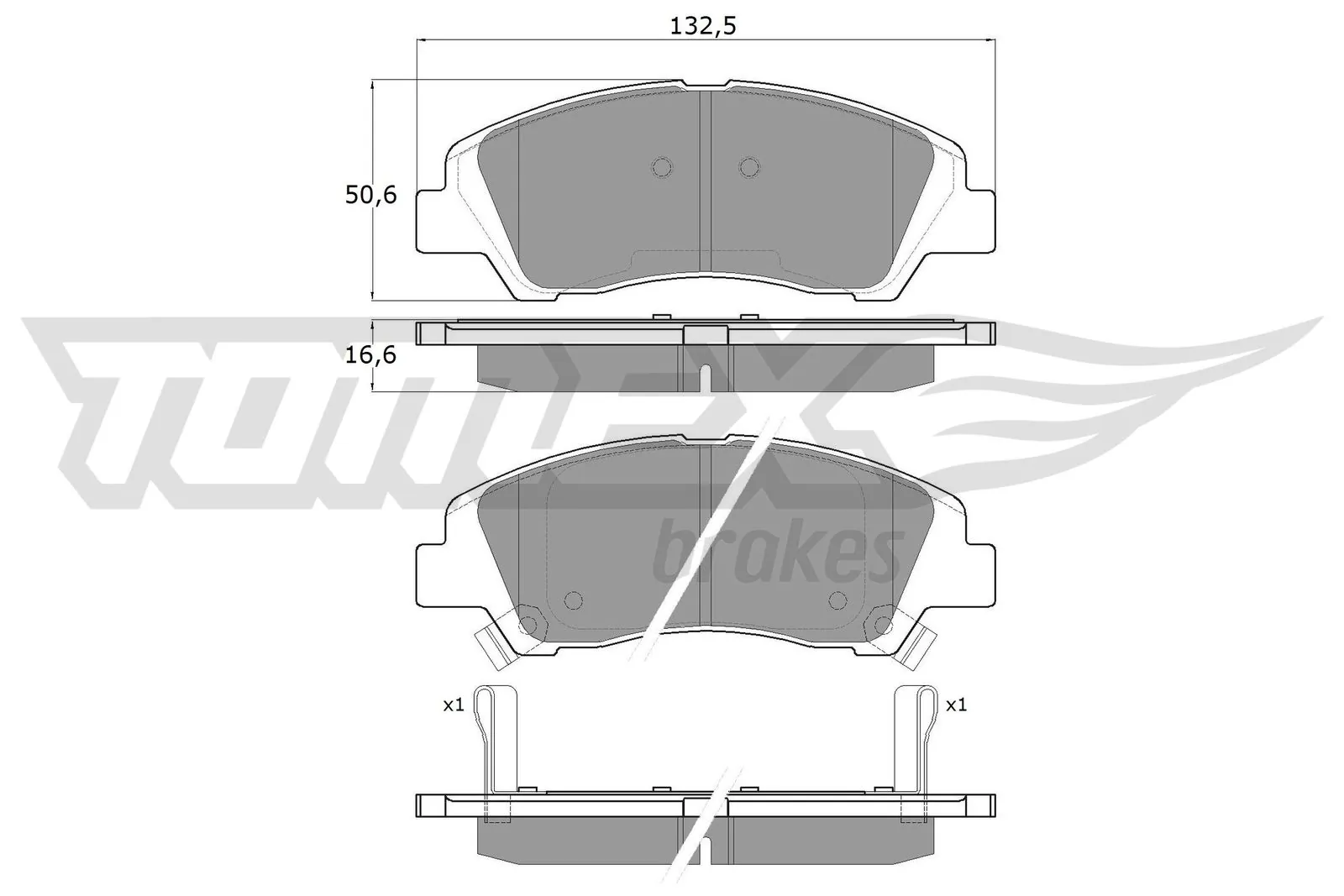 Brake Pad Set, disc brake TX 18-29